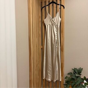 M Zara Satin Effect Dress